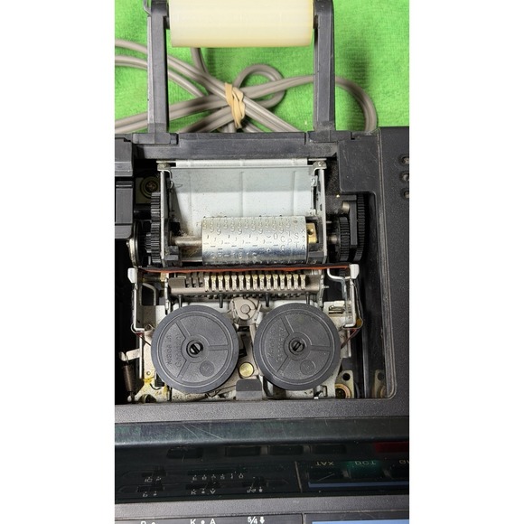 Sharp EL-2630A Printing Calculator 12 Digit 2-Color Ribbon Tested Working - Picture 12 of 12
